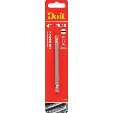 All-Source No. 8-10 Slotted 4 In. Power Screwdriver Bit 375911DB